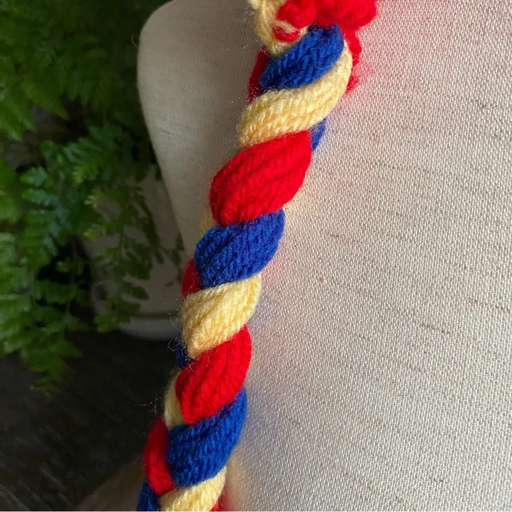 Handmade Rooster Crochet Hand Knit‎ Crocheted Kids Childrens Hat Red One Size
